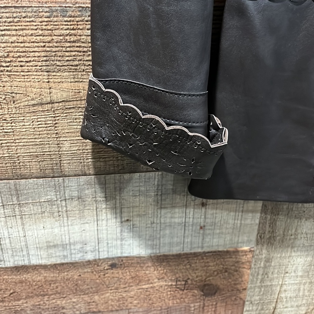 Bradley Bradley Bayou leather jacket women's XS.. NWT - Picture 4 of 12